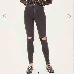 Topshop Tall Rip Joni Jeans